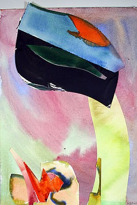 Venice Series 2006.2, watercolor on paper, 20 x 14 inches (50.8 x 35.56 cm)