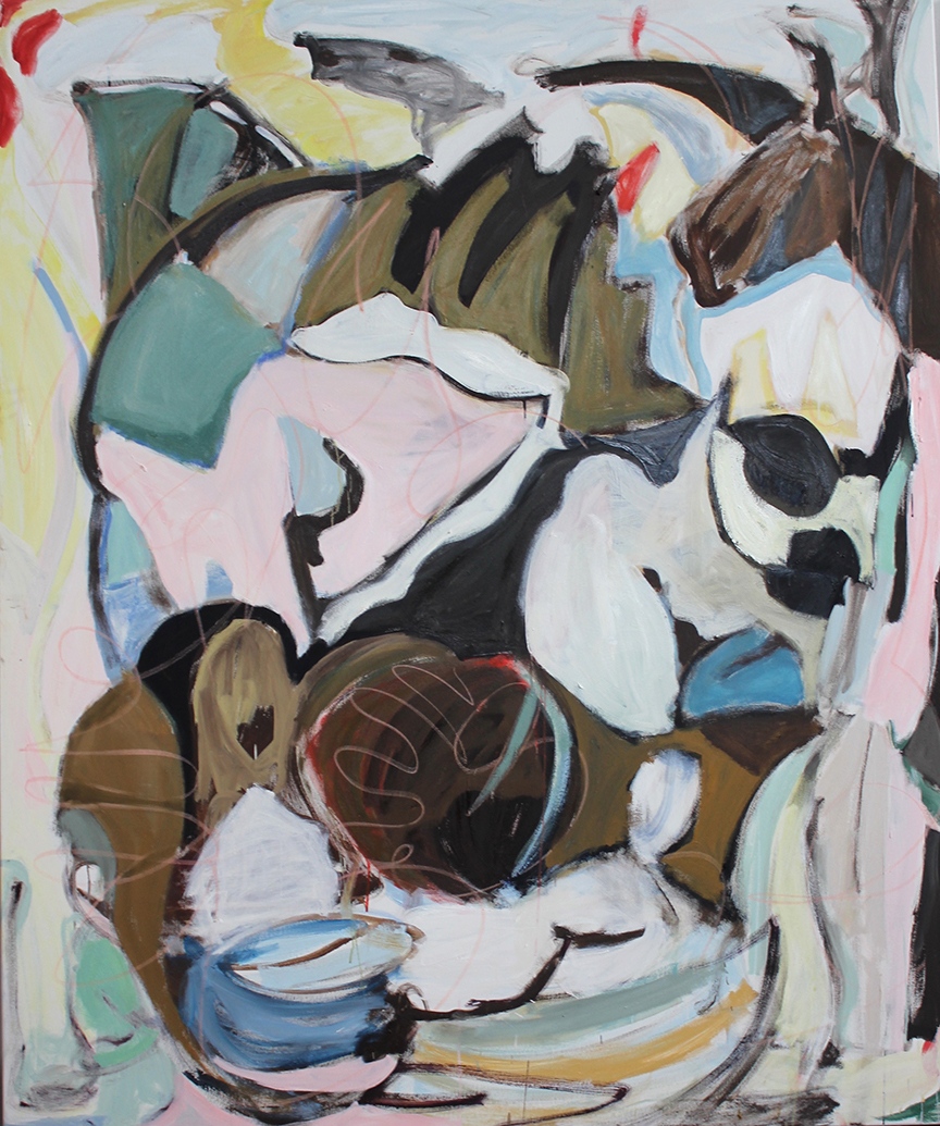 Bosco(Woods), 71 x 59 inches, oil on canvas, 2019