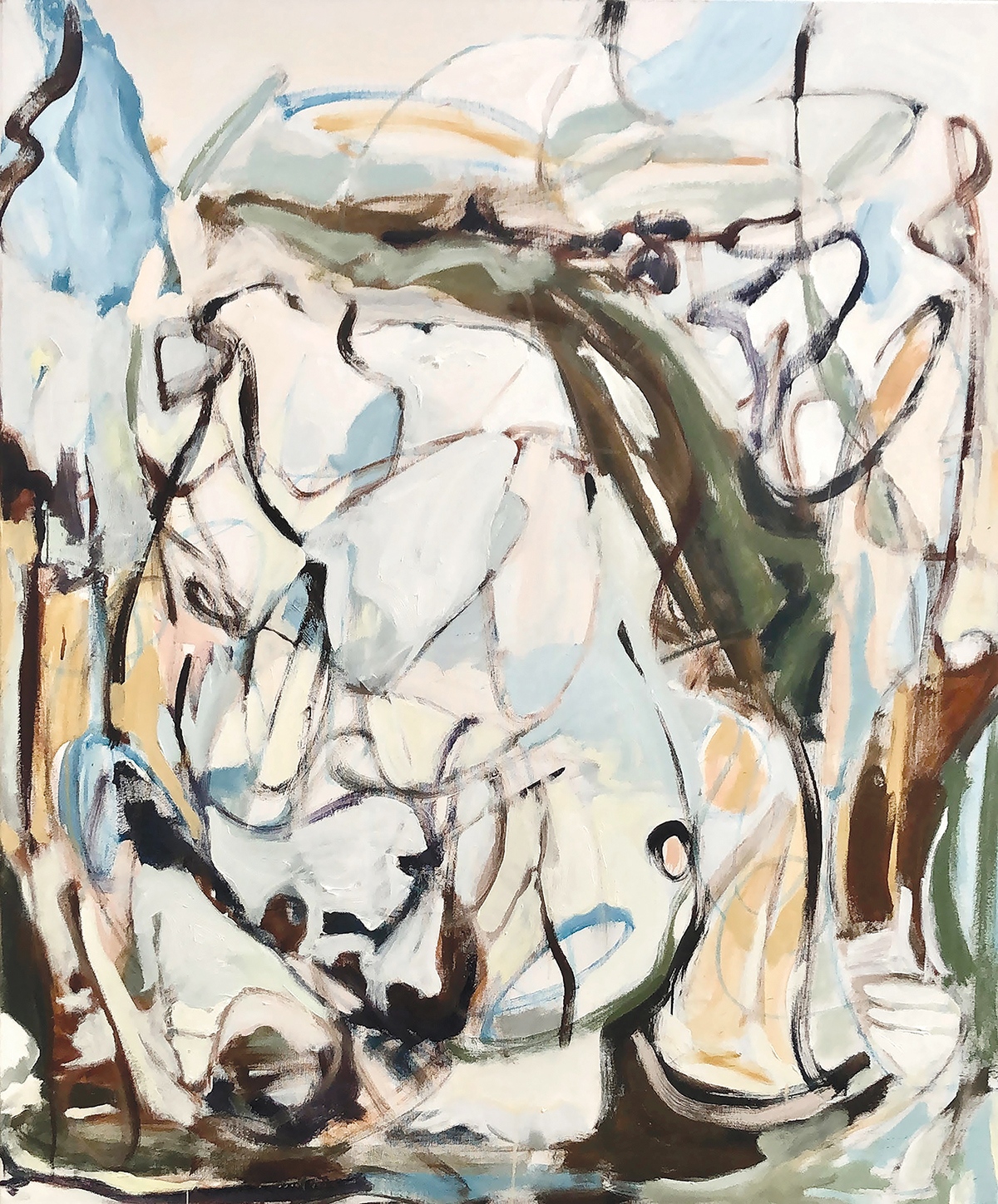 Spring, 50 x 40 inches, oil on canvas, 2022