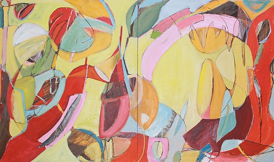 Lit, 2012, oil on canvas, 72.04 x 120.07 inches (183 cm x 305cm)