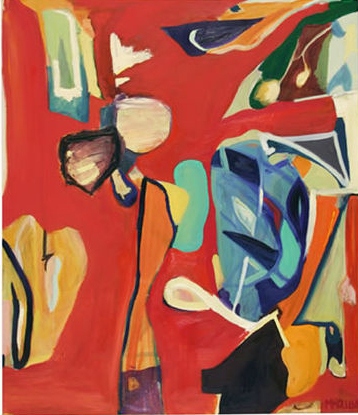Composition Jam, 2004, oil on canvas, 72 x 60 inches (182.88 x 152.4 cm)