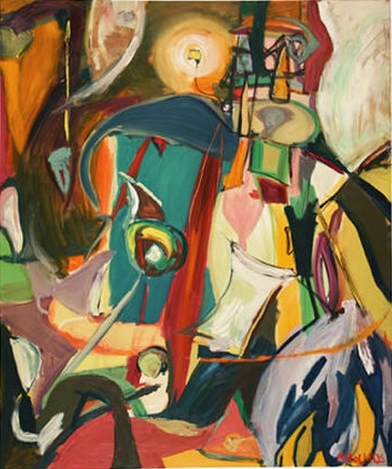 Night Light, 2004,  oil on canvas, 72 x 60 inches (182.88 x 152.4 cm)