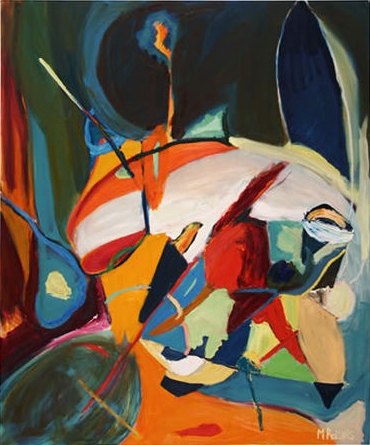 Night Life, 2004, oil on canvas, 72 x 60 inches (182.88 x 152.4 cm)