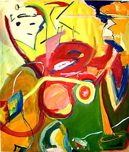 Untitled, oil on canvas, 2004,72 x 60 inches (182.88 x 152.4 cm)