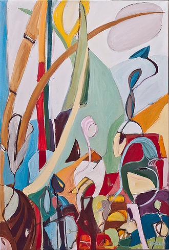 Jungle, 2015, oil on canvas, 50 x 34 inches (127 x 86 cm)