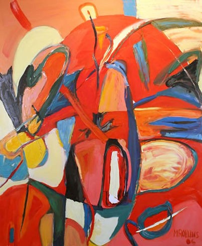 Red Painting, 2006, oil on canvas, 72 x 60 inches (182.88 x 152.4 cm)