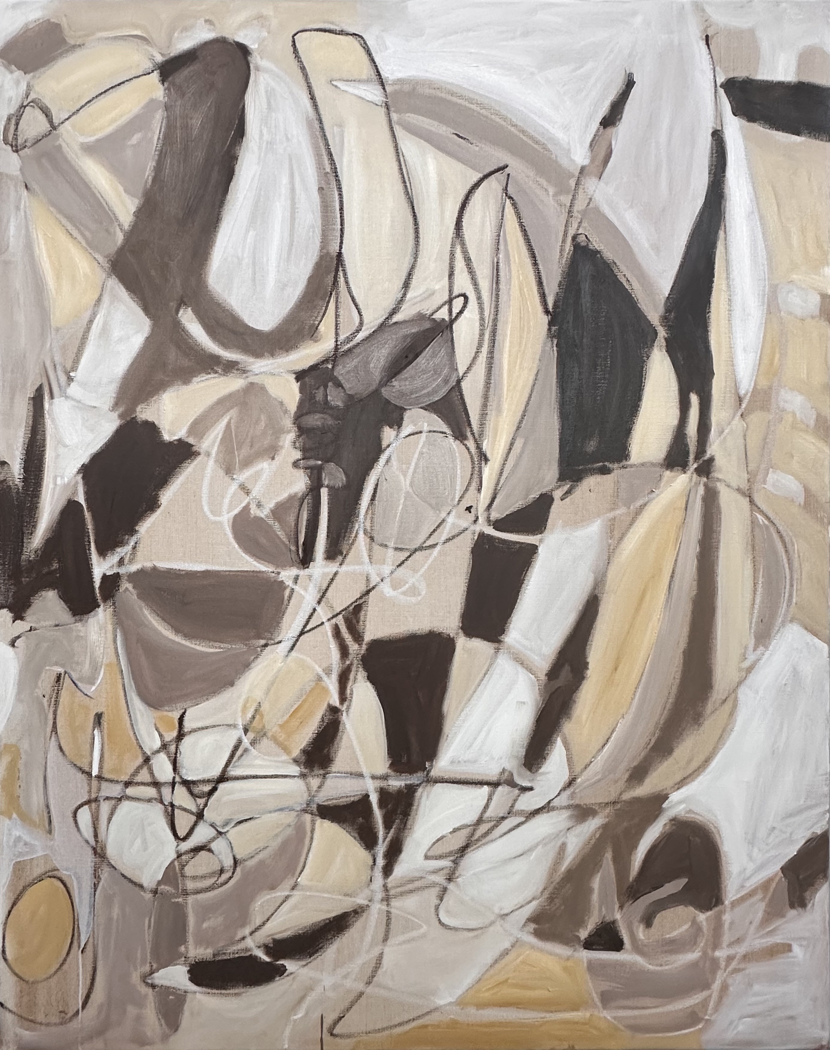 Mellow Yellow, 2026, Oil on canvas, 60 x 48in