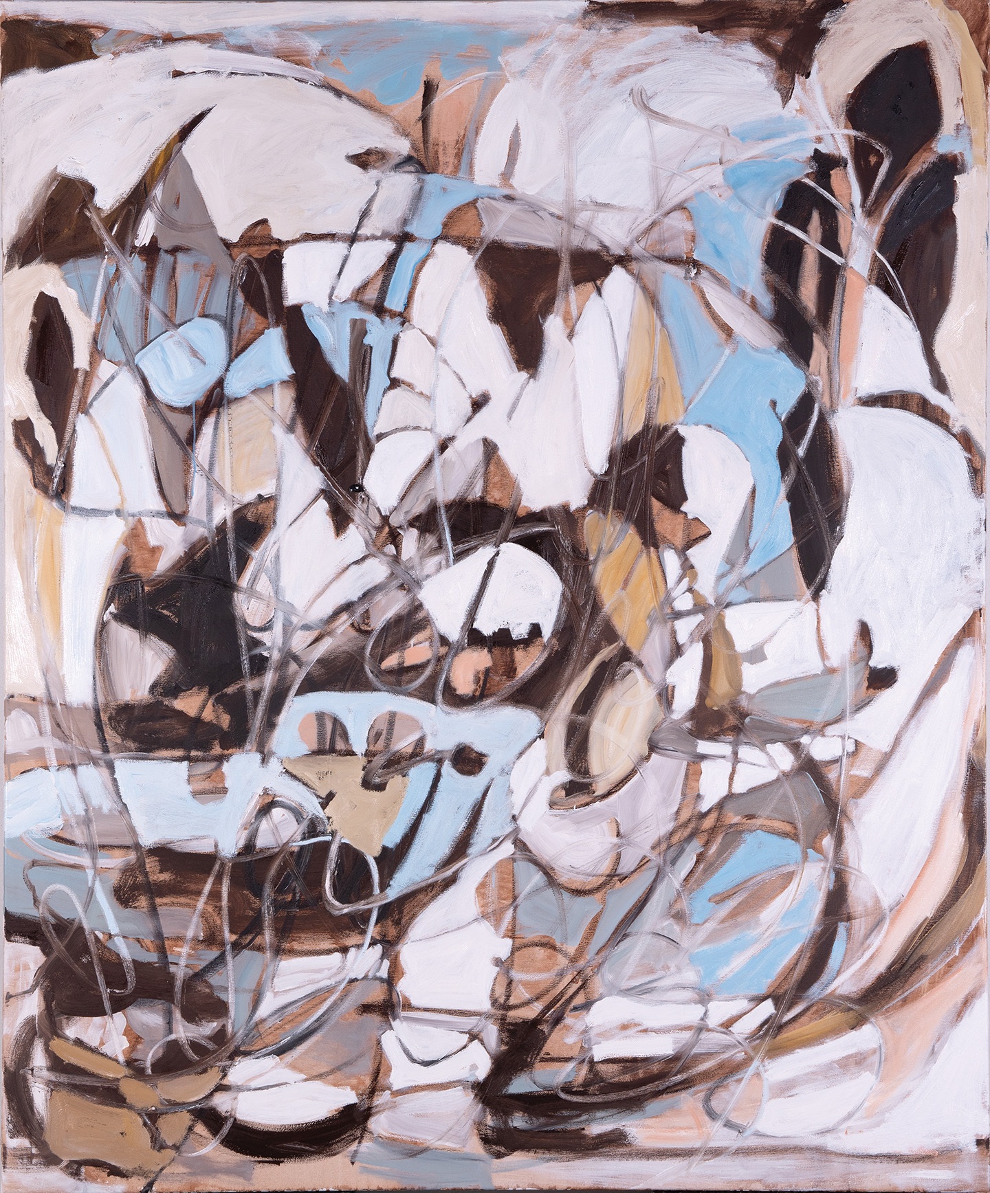 Daytime Delights, 72 x 60 inches, oil on canvas, 2022